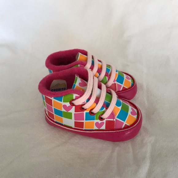 Agatha Ruiz De La Prada Baby High Top Baby Shoes - Picture 2 of 5
